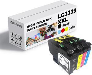 3339XXL Ink Cartridge for Brother 3339XXL High Yield Black and Color Ink Cartridge,Compatible for Brother J5945DW J6945DW Printer Combo Pack