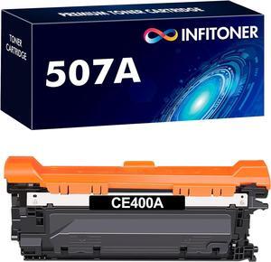 507A Black Toner Cartridge Compatible Replacement  507A 507X CE400X CE400A CE401A CE402A CE403A  Laserjet Enterprise M551 M551n M551dn M551xh M570dn M570dw M575f Printer (1-Pack)