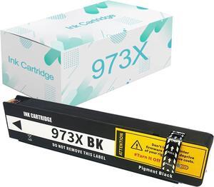 Compatible  973X Ink Cartridges Replacement  973 973X with Pagewide Pro MFP 477dn 552dw 577dw P55250dw P57750dw 452dn Printer Black Ink