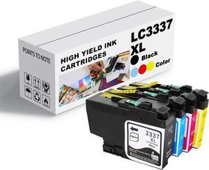 3337XL Ink Cartridge for Brother 3337XL High Yield Black and Color Ink Cartridge,Compatible for Brother J5945DW J6945DW Printer Combo Pack