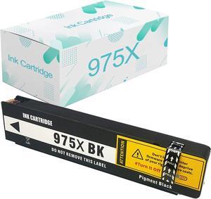 Compatible  975X Ink Cartridges Replacement  975 975A 975X with PageWide 352dw 377dw Dn 452dw 452dn 477dn 477dw P55250dw P57750dw Printer Black Ink