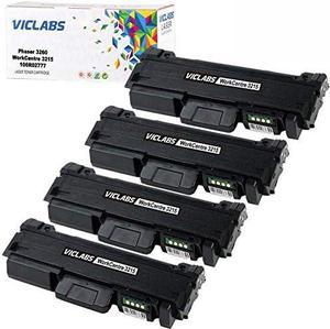 Compatible 3215 3260 106R02777 Toner Cartridge, Replacement for Xerox WorkCentre 3215 Toner Cartridge for Xerox Phaser 3260 3260DNI 3052 3215NI 3225DNI-High Yield 3,000 Pages(4 Packs)