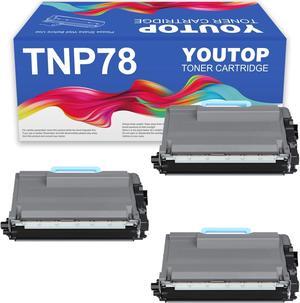YOUTOP 3PK TNP-78 TNP-77 TNP78 TNP77 Black Toner Cartridge Compatible for Konica Minolta bizhub 4020i 5020i (ACF0030 ACF0031)