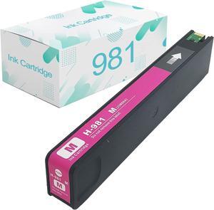 Compatible for Ink Cartridges Replacement  981 with PageWide Enleprise X556DN 586DN 586F 586Z 556XH Printer Magenta Ink