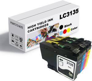 Ink Cartridge Compatible for Brother 3135 Ink Cartridge,High Yield 3135 Ink Cartridge,Work for Brother J1500N J988N Printer Combo Pack