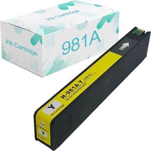 Compatible  981A Ink Cartridges Replacement  981 981A 981X with PageWide Enleprise X556DN 586DN 586F 586Z 556XH Printer Yellow Ink