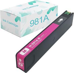 Compatible  981A Ink Cartridges Replacement  981 981A 981X with PageWide Enleprise X556DN 586DN 586F 586Z 556XH Printer Magenta Ink