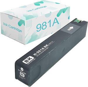 Compatible  981A Ink Cartridges Replacement  981 981A 981X with PageWide Enleprise X556DN 586DN 586F 586Z 556XH Printer Black Ink