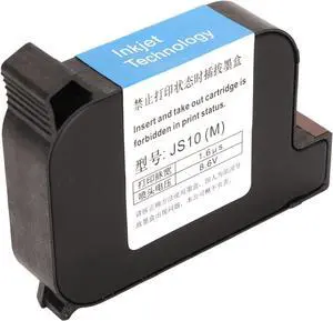 Acogedor Ink Cartridge, 42ml Black Original Solvent Quick Drying Handheld Inkjet Printer Cartridges Replacement for Wood Acrylic Aluminum Porcelain Cloth Paper