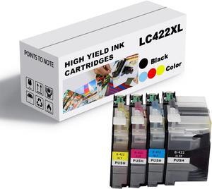 Ink Cartridge for Brother LC422XL High Yield,Compatible J5340DW J5345DW J5740DW J6540DW J6940DW Printer Page Yield Up to 3000 Pages Black,1500 Pages Color Combo Pack
