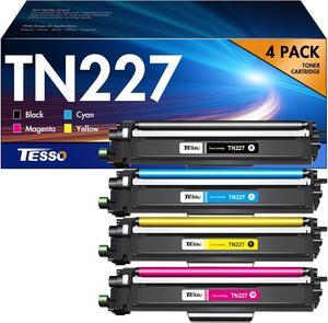 Compatible TN227 Toner Cartridges TN227BK TN223 - Replacement for Brother TN-227BK/C/M/Y High Yield Compatible with HL-L3270CDW MFC-L3710CW Printer (4 Pack)