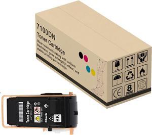 Compatible Large Capacity 7100DN Toner Cartridge Replacement for Xerox Phaser 7100DN 7100N Printer Ink Replacement High Yield Black