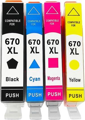 VDFHB Compatible Ink Cartridge 670xl, 655xl, 685xl  3525/4615/4625/3525/4615/4620/4625/5525/6526/4615/5525/3525 655 A