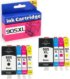 905XL Ink Cartridge High Yield Compatible for OFFICEJET PRO 6960 6970 6950 Printer 2 Set