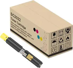 Compatible Large Capacity SC2022 Toner Cartridge Replacement for Xerox SC2020DA SC2020CPS Series Printer Ink Compatible Replacement High Yield Yellow