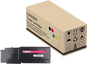 Compatible Large Capacity C400DN Toner Cartridge Replacement for Xerox VersaLink C400N C400DN C400DNM Printer Ink Replacement High Yield Magenta