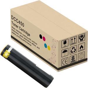 Compatible Large Capacity DCC450 Toner Cartridge Replacement for Xerox DocuCentre-C250 C360 C450 Printer Ink Replacement High Yield Yellow