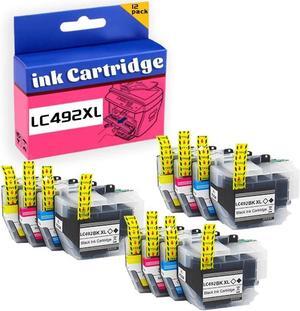 for Brother LC492XL Ink Cartridge High Yield Compatible for MFC-J2340DW MFC-J3540DW MFC-3940DW Printer 3 Set