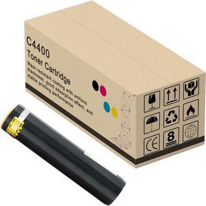 Compatible Large Capacity C4400 Toner Cartridge Replacement for Xerox APeosPort-1ll C4400 C2200 C3300 C4300 Printer Ink Replacement High Yield Yellow
