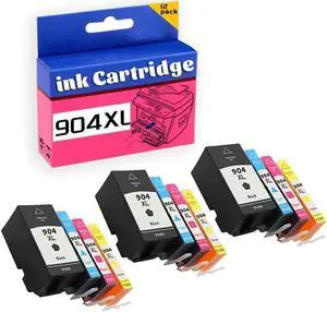 904XL Ink Cartridge  High Yield Replacement Pack,Compatible for OfficeJet Pro 6970 All-in-One Printer 3 Set