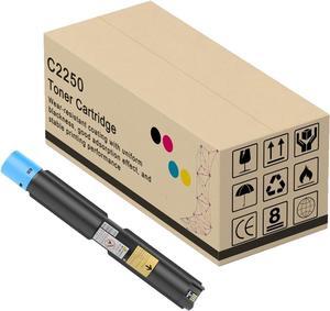 Compatible Large Capacity C2250 Toner Cartridge Replacement for Xerox DocuPrint-C2250 C2255 C2255D C2255MFP C3360 CA3250 Printer Ink Replacement High Yield Blue