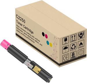 Compatible Large Capacity C2250 Toner Cartridge Replacement for Xerox DocuPrint-C2250 C2255 C2255D C2255MFP C3360 CA3250 Printer Ink Replacement High Yield Magenta