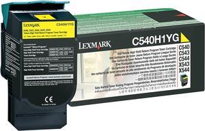 Lexmark C540H1YG C540 C543 C544 C546 X543 X544 X546 X548 Toner Cartridge (Yellow) in Retail Packaging