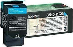 Lexmark C540H1CG C540 C543 C544 C546 X543 X544 X54 Toner Cartridge (Cyan) in Retail Packaging