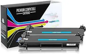 USA Advantage USAA Compatible Toner Cartridge Replacement for Brother TN660 / TN-660 / TN630 (Jumbo Black,2 Pack) Jumbo Black Toner Cartridge TN660J,TN-660J