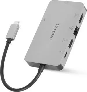 Targus+DOCK419USZ+Docking+Station+-+for+Notebook+-+100+W+-+USB+Type+C+-+3+x+USB+Ports+-+Network+(RJ-45)+-+HDMI+-+VGA+-+Wired