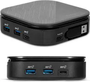 Targus USB-C Universal Dual HD Docking Station with 80W PD Pass-Thru, Docking Station Dual Monitor (HD) or Single Monitor (2K), TAA Compliant Laptop Docking Station w/DisplayLink (DOCK116GLZ)