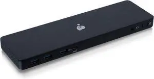 IOGEAR Dock Pro Universal Dual Monitor Docking Station, Dual 4K, 2 HDMI, 2 Displayport, 100W, TAA Compliant, USB Gen 2 10Gbps, USB-C, USB-A, Displaylink, Windows 10 11, MacBook Pro, GUD3C4K2TAA