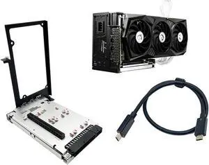 Gadpiparty Dpofirs External Gpu for JHL7440, External Graphics Card Dock, Egpu Enclosure, Plug and Play External Gpu Dock, Transfer Rate 40Gbps, Usb3.0 5Gbps, Support Daisy Chain