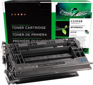 Clover Remanufactured Extended Yield Toner Cartridge Replacement  CF237A | Black