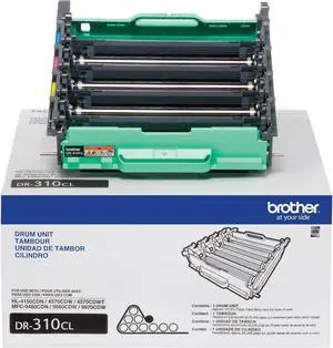 Brother Genuine-Drum Unit, DR310CL, Seamless Integration, Yields Up to 25,000 Pages, Black
