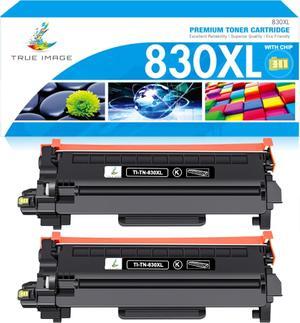 TN830XL Toner for Brother TN830 830XL Toner Replacement for Brother TN-830XL TN-830 TN 830 Cartridge HL-L2460DW MFC-L2820DW DCP-L2640DW HL-L2405W HL-L2400D HL-L2480DW Printer (with Chip) 2 Black