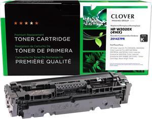 Clover Remanufactured High Yield Toner Cartridge (Reused OEM Chip) Replacement  414X (W2020X) Black