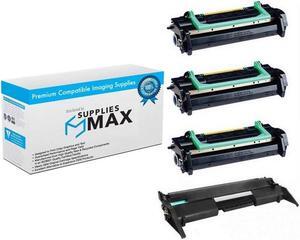 Compatible Replacement for Sharp FO-4650/4700/4970/5550/5700/5800/6700 Drum/Toner Value Combo Pack (1-Drum Unit/3-Toners) (FO-47ND_3PK/FO-47DR_1PKVB)