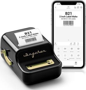 NIIMBOT B21 Label Maker for Gift, Portable Bluetooth Label Printer for Small Business, Label Maker with Tape for Barcode, Clothing, Retail, Bakery, Mailing, Candles, Jewelry, Craft Organizing, Black
