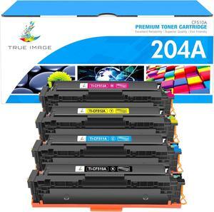 204A Toner Cartridges 4 Pack: Compatible Replacement  204A CF510A CF511A CF512A CF513A  Color Pro MFP M180nw M154nw M180n M154a MFP M181fw Printer Ink (Black Cyan Yellow Magenta)