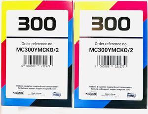 Magicard MC300YMCKO/2 YMCKO Color Printer Ribbon (Qty 2) for 300 Series Printers