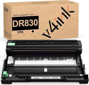 v4ink Compatible DR830 Drum Replacement for Brother DR830 DR-830 Drum Unit for Brother DCP-L2640DW HL-L2400D HL-L2405W HL-L2460DW HL-L2480DW MFC-L2820DW XL MFC-L2900DW Printer - NOT Toner
