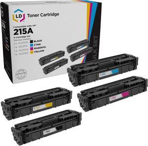 LD Products Compatible Toner Cartridge Replacements  215A (W2310A Black, W2311A Cyan, W2313A Magenta, W2312A Yellow 4-Pack) for Color Laserjet MFP M183fw and Laserjet Pro MFP M182nw