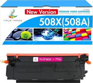 508X 508A CF363X CF363A M553: Toner Cartridges High Yield Compatible Replacement  508X 508A 508 CF363X CF363A Magenta New Version for Enterprise M553N M553X M553dn M577 Printer Ink (1-Pack)