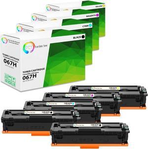 TCT Premium Compatible Toner Cartridge Replacement for Canon 067H 5106C001 5105C001 5104C001 5103C001 High Yield works with Canon LBP633Cdw, MF653Cdw Printers (Black, Cyan, Magenta, Yellow) - 5 Pack