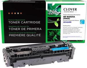 Clover Remanufactured Toner Cartridge (Reused OEM Chip) Replacement  414A (W2021A) | Cyan