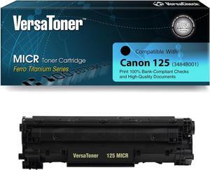 VersaToner - 125 (3484B001) MICR Toner Cartridge for Check Printing - Compatible with VersaCheck M15 MXD, Canon MF3010, MF3010 VP, LBP6000, LBP6030w, LBP6650 Printers