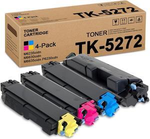 TK5272 TK-5272 Toner Cartridge Set (4-Pack, BK/C/M/Y) - TK-5272K TK-5272C TK-5272M TK-5272Y Toner Cartridge Replacement for Kyocera Ecosys M6235cidn M6630cidn M6635cidn P6230cdn Printer