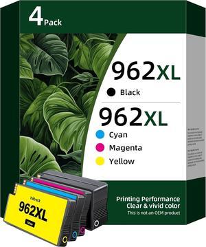 962 XL 962XL Ink Cartridges Combo Pack Compatible 962XL 962 XL Ink Compatible with HP OfficeJet Pro 9010 9012 9015 9018 9019 9020 9025 Printer 4 Pack BCMY