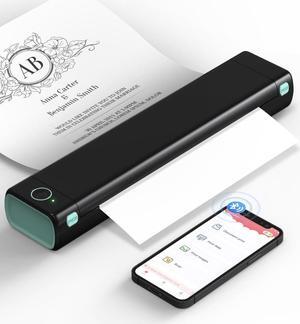 Phomemo M08F Portable Printers Wireless for Travel, Thermal Printer Support 8.5" X 11" US Letter, Bluetooth Inkless Printer Compatible with iOS, Android, Laptop for Travel, Office, Home